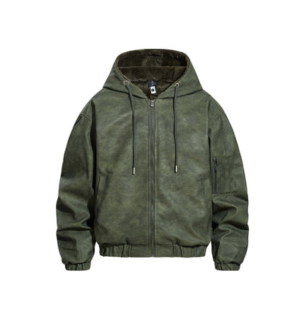 TALKLESSFASHION Urban Edge Hooded Jacket