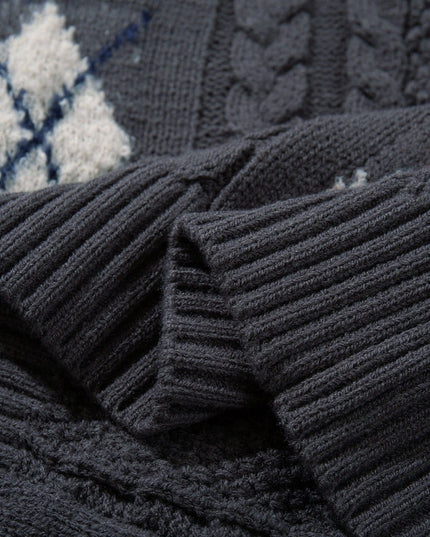 TALKLESSFASHION Vintage Cozy Knit Cardigan