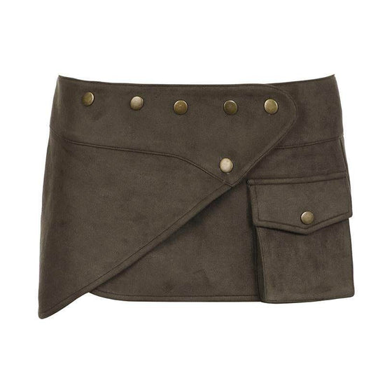 Studded Pocket Skirt