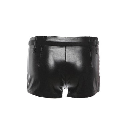 TALKLESSFASHION VOstudio Cool Motorcycle Belt Shorts Feminine Hot Girl Low-Waisted Tight Hip Wrap Pants 2026 New
