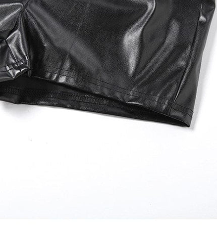 TALKLESSFASHION VOstudio Cool Motorcycle Belt Shorts Feminine Hot Girl Low-Waisted Tight Hip Wrap Pants 2026 New