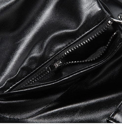 TALKLESSFASHION VOstudio Cool Motorcycle Belt Shorts Feminine Hot Girl Low-Waisted Tight Hip Wrap Pants 2026 New