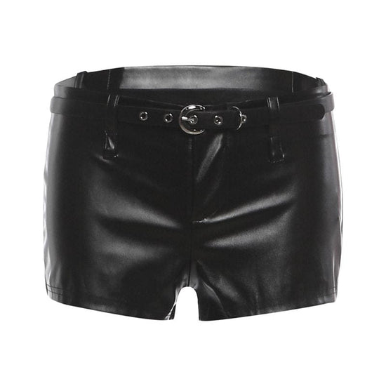 Belted Low-Rise Short
