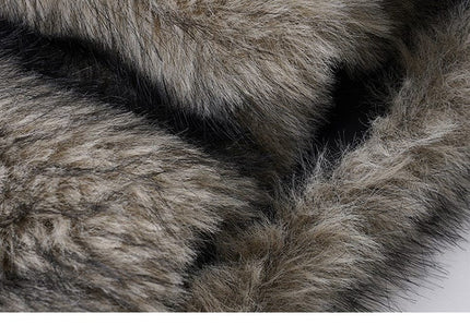 TALKLESSFASHION VOstudio retro heavy industry imitation fur PU leather splicing design sense fur pants hot girl low-rise shorts women's autumn and winter