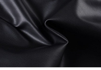 TALKLESSFASHION VOstudio Subculture Punk Personality Corn Strap Spliced Short Skirt Sexy Spice Girl Rivet PU Leather Skirt