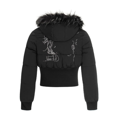TALKLESSFASHION waist slimming short jacket