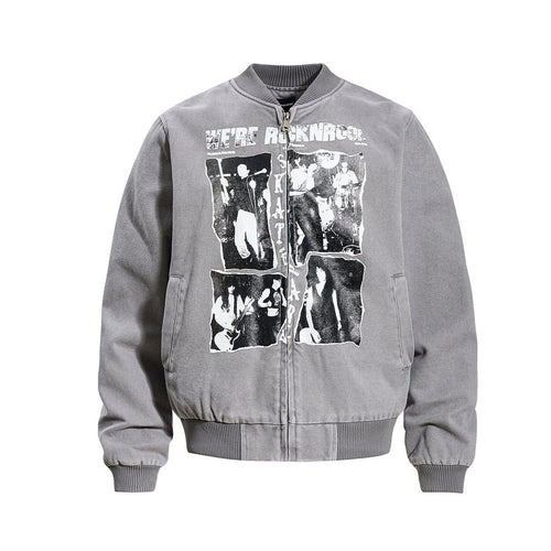 THETLSTUDIO Washed Canvas Flight Bomber Jacket