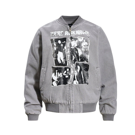 Canvas Bomber Jacket