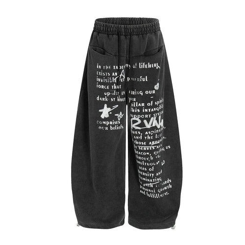 THETLSTUDIO Washed Scimitar Wide Sweatpants