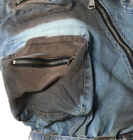 TALKLESSFASHION Wasteland Multi-Pocket Cargo suit
