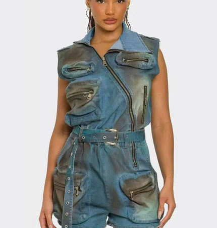 TALKLESSFASHION Wasteland Multi-Pocket Cargo suit