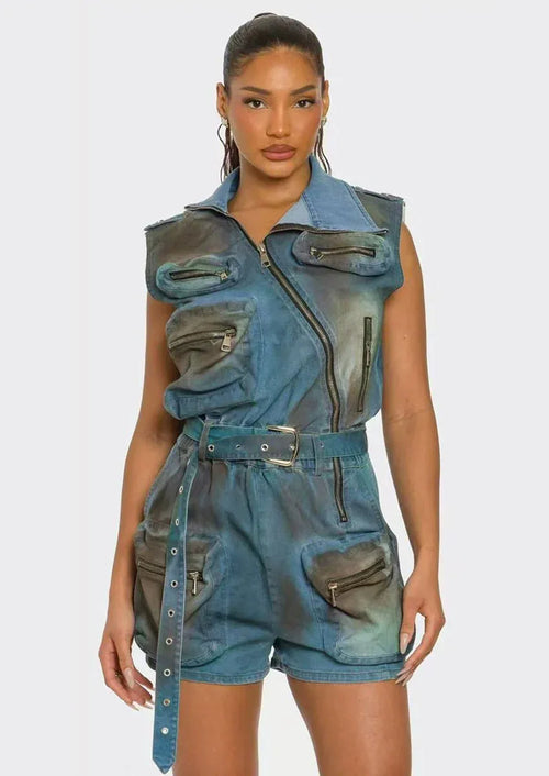 THETLSTUDIO Wasteland Multi-Pocket Cargo suit