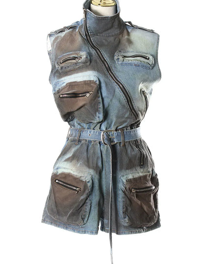 TALKLESSFASHION Wasteland Multi-Pocket Cargo suit