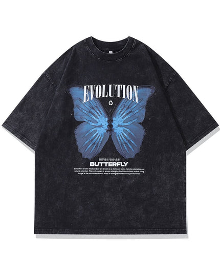 TALKLESSFASHION X037 / L Retro Vibes Print T-Shirt—6788