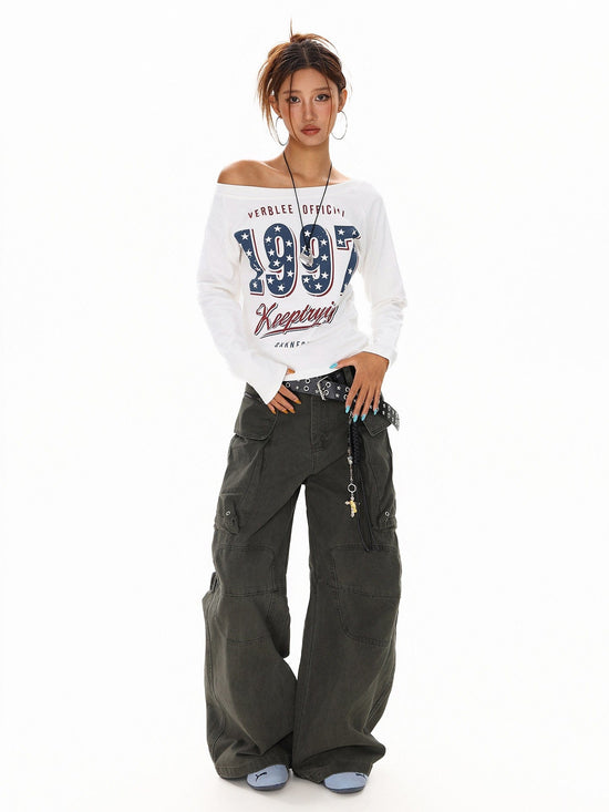 Off-Shoulder Spice Top